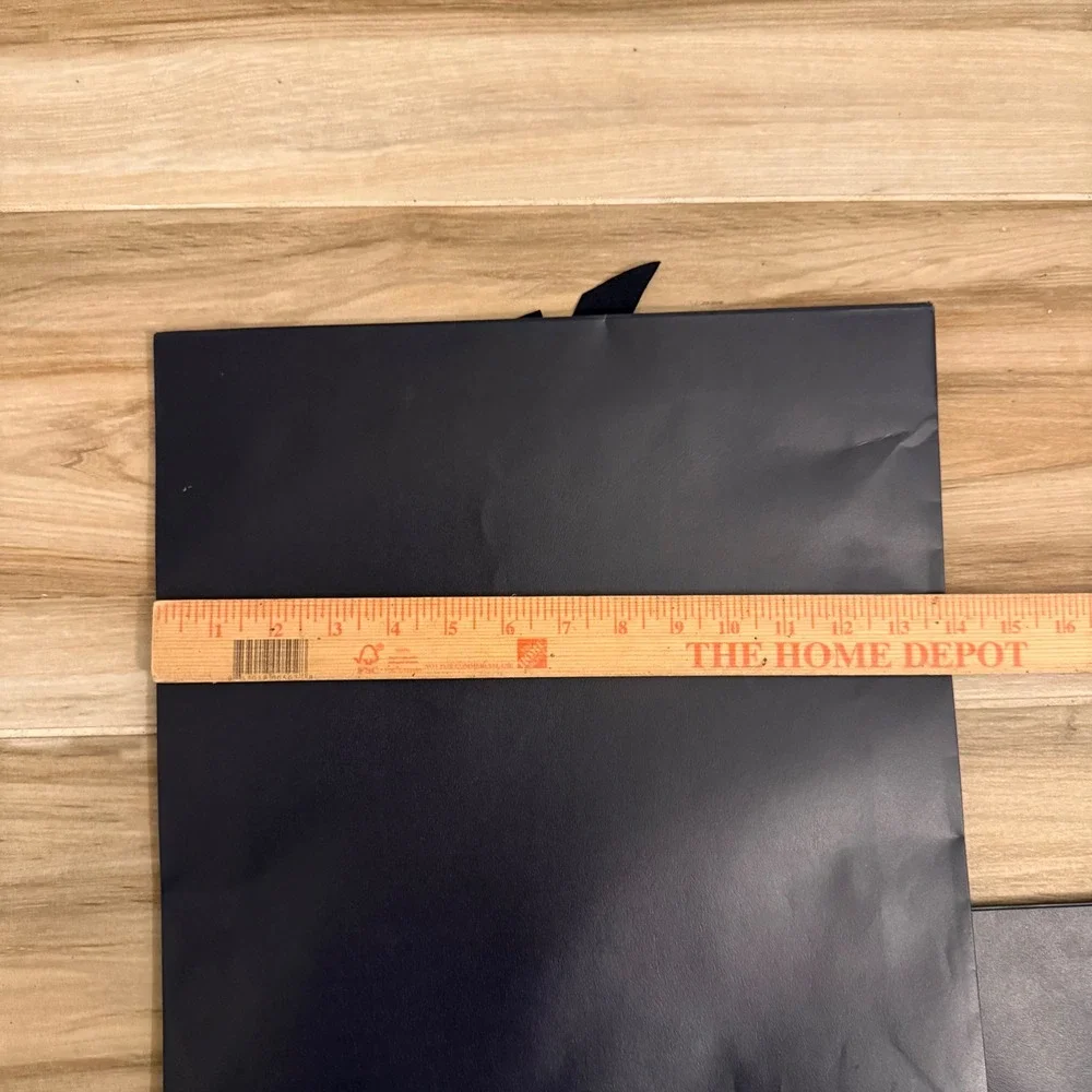 Ralph Lauren Navy Blue Gift Envelopes Set of 2 with Ribbon Gold Logo